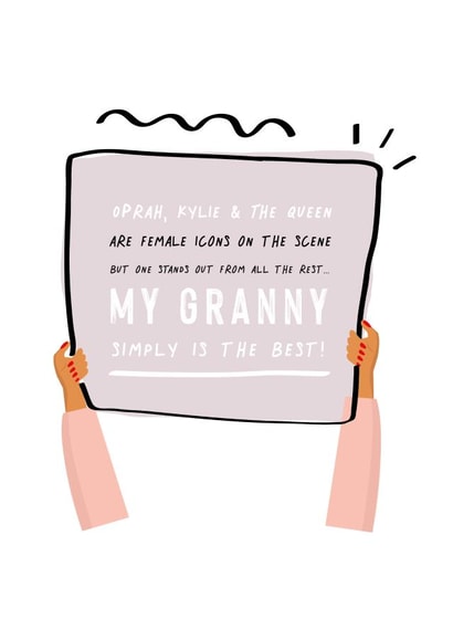 Granny is a female icon card created by Joanna Miller