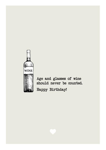 age glasses Birthday Card 16635 created by Design By Eleven