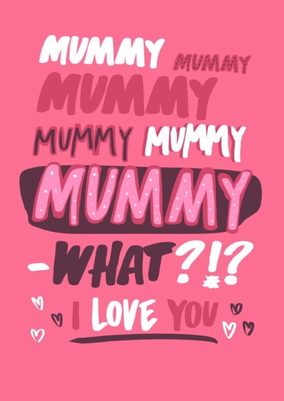 funny cute Mothers Day Card 37677 created by Foggish