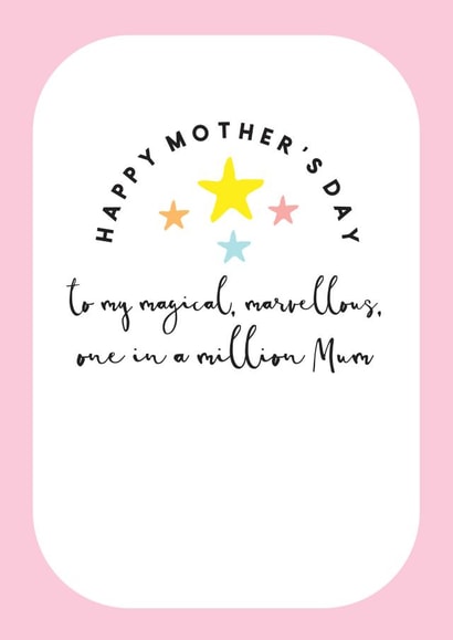 magical marvellous Mothers Day Card 2849 created by Always Sparkle