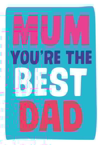 single mum best Mothers Day Card 3050 created by Dean Morris Cards