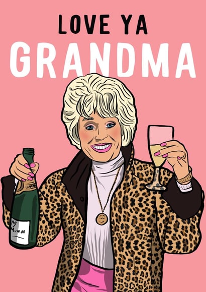 eastenders peggy mitchell Mothers Day Card 13996 created by Foggish