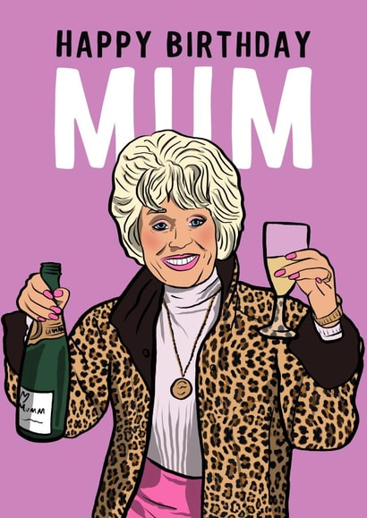 eastenders peggy mitchell Birthday Card 13997 created by Foggish