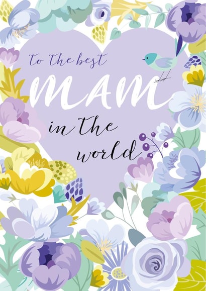 mam best Mothers Day Card 2042 created by Pink Pig