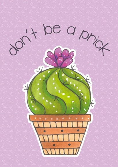 prick succulent Birthday Card 24344 created by Bonnita Moaby