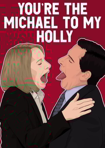 Michael to my Holly created by Pink + Pip