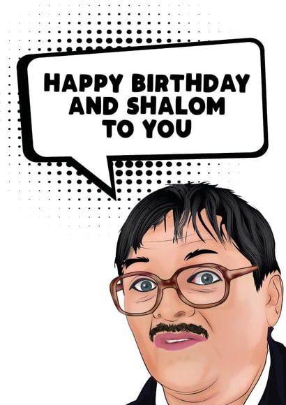 friday night dinner shalom Birthday Card 8223 created by Filthy Sentiments