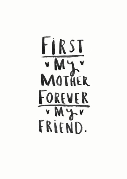 adult typography Mothers Day Card 38536 created by Ellie Ellie