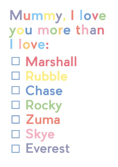 mummy more Mothers Day Card 7794 created by JosieOnTheRun