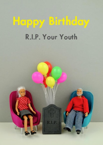 rip youth Birthday Card 11538 created by Bold & Bright Cards