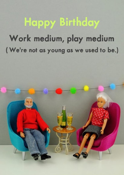 work play Birthday Card 11541 created by Bold & Bright Cards