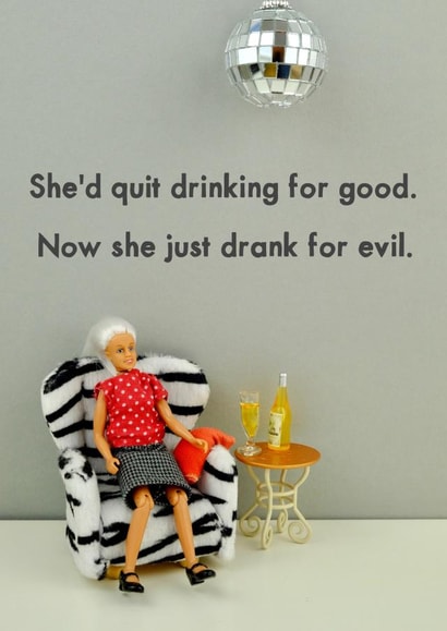 drinking good Birthday Card 11552 created by Bold & Bright Cards