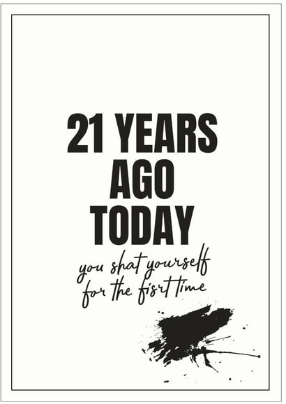 shat time Birthday Card 16392 created by Peter De Wreede