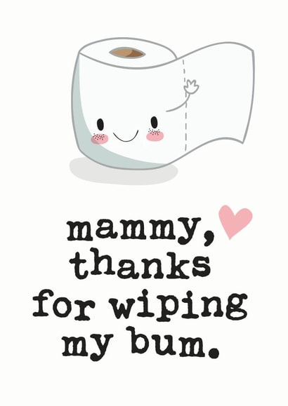 Mammy 1st Mother's Day Mothers Day Card 6016 created by Mrs Best Paper Co.