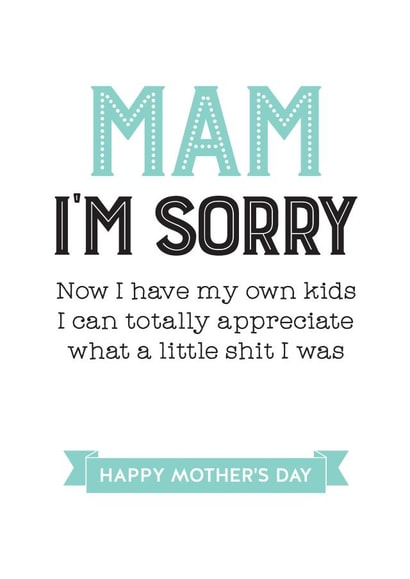 own kids Mothers Day Card 5102 created by Silly Prints