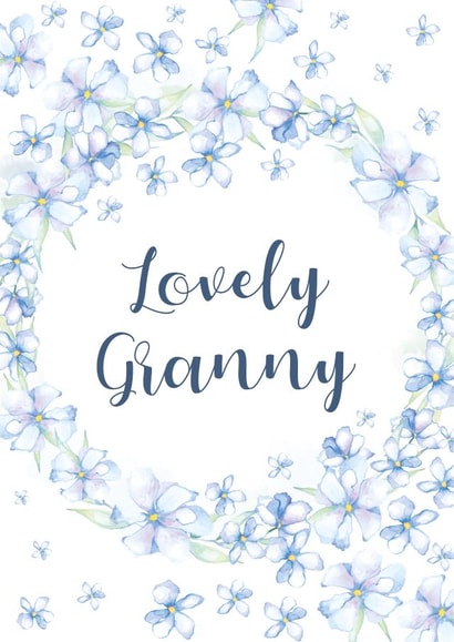 Lovely Granny Floral Card created by Zoe-Claire