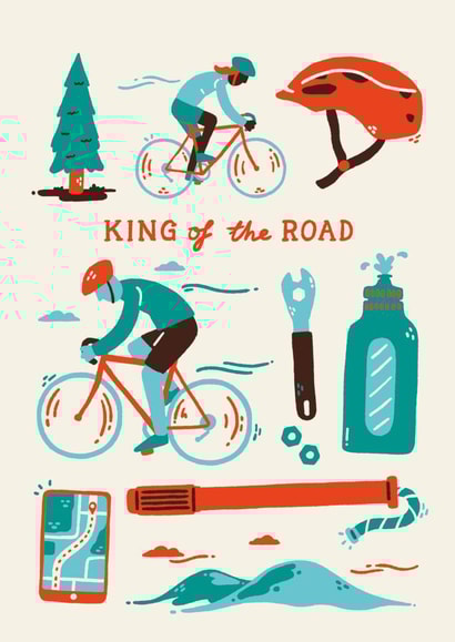 king road Birthday Card 11133 created by Sadler Jones