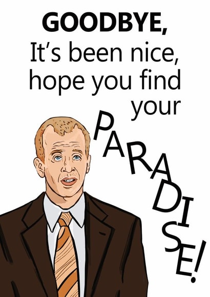 goodbye nice Leaving Card 7506 created by Yasmin Morris