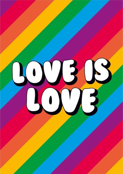 lgbt lesbian Love & Friendship Card 3059 created by Dean Morris Cards