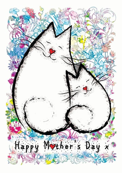 Cat card Cat Mum Card 34071 created by Kat Pearson