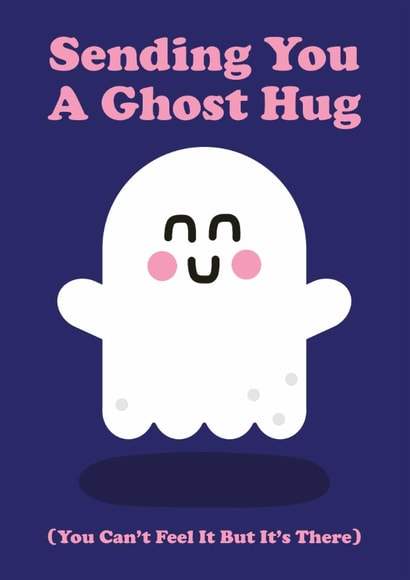 Ghost Hug Thinking Of You Card created by Studio Boketto