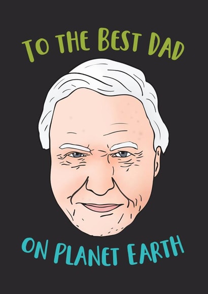 david attenborough nature Father's Day Card 32471 created by Hey Huns It's Nicole