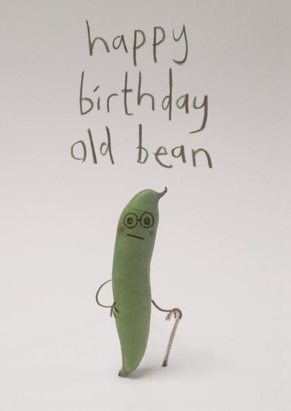 old bean Birthday Card 16925 created by The Grey Earl