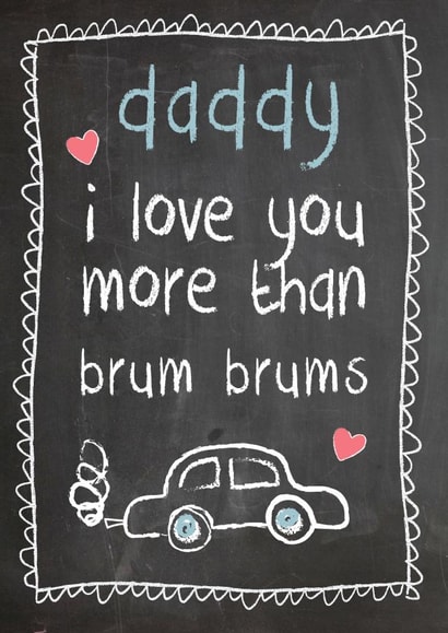 brum brums more than Father's Day Card 39345 created by Mad Philomena