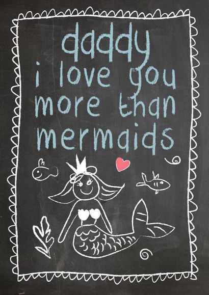 mermaids more than Father's Day Card 39346 created by Mad Philomena