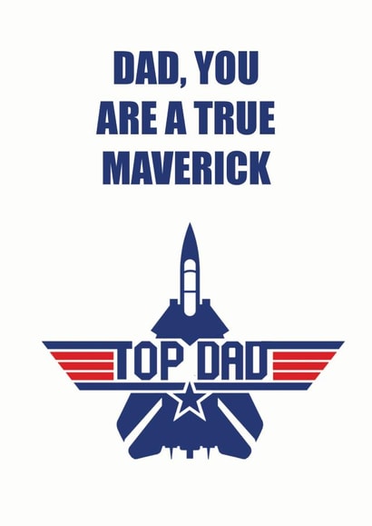 top gun true maverick Father's Day Card 38480 created by Hey Lyla Designs