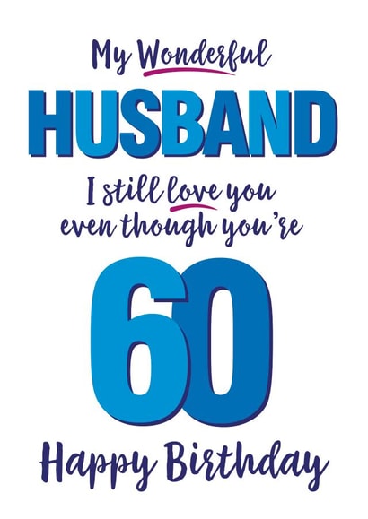 adult 60 Birthday Card 16671 created by Waffle & Faff