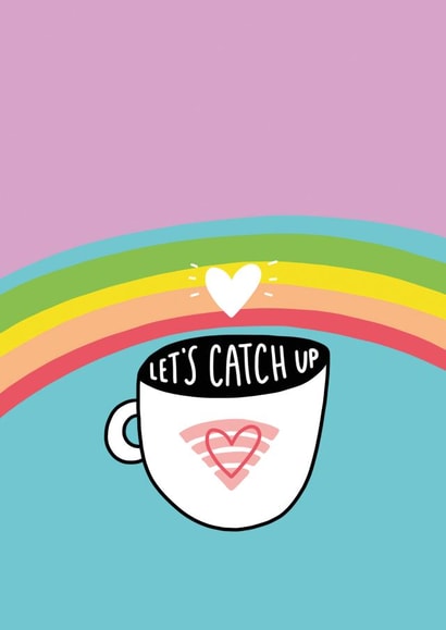 Let's Catch Up Miss You Card created by Angela Chick