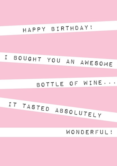 self isolation birthday girl Birthday Card 1435 created by Megan Claire