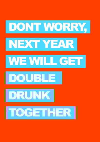 double drunk Birthday Card 13508 created by Oh My! Designs