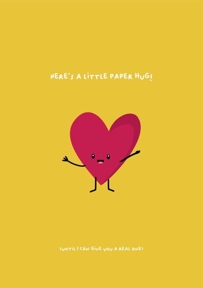 Here's a little paper hug created by PaperJam Print Co.