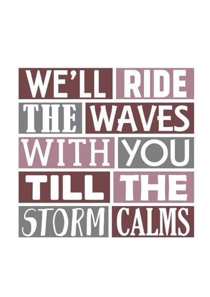 Thinking Of You Card - Sympathy and Empathy created by SixElevenCreations