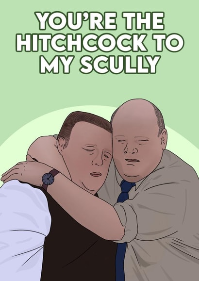 Hitchcock to my Scully created by Pink + Pip