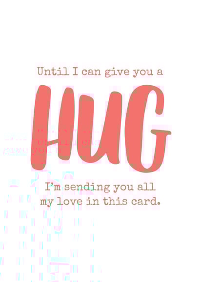 A card full of love and hugs card created by Duckduckle Design