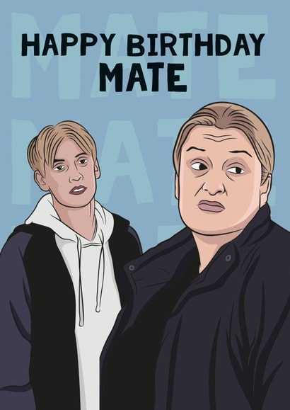 this country mate Birthday Card 17106 created by Guilty Cards