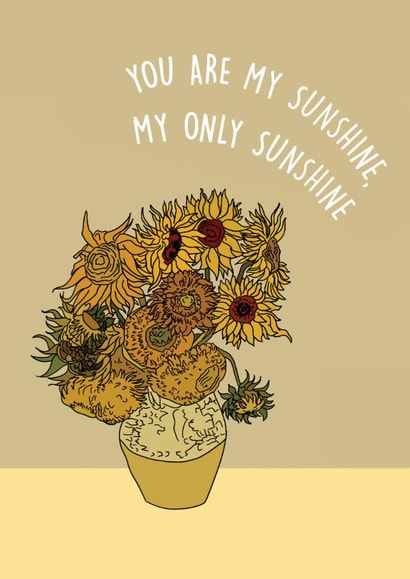 sunflowers sunshine Just because Card 17139 created by Corah  Norton