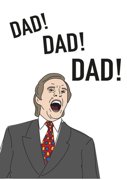Alan Partridge adult Father's Day Card 41692 created by AliceandEmmaDesigns