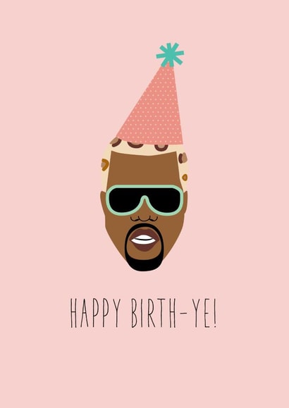 kanye west adult Birthday Card 16786 created by Marie Castiglione