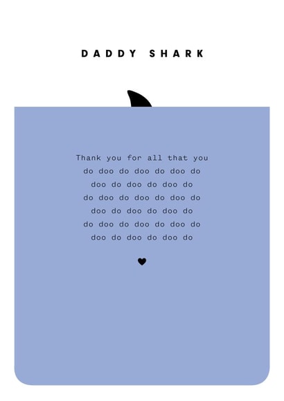 shark do Father's Day Card 41287 created by Marie Castiglione