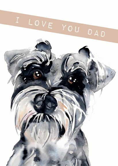 From the dog Father's Day card 1003 created by Jo Scott Art