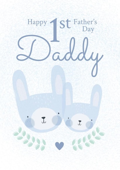 Daddy and Son First Father's Day Card created by Juniper and Rose Studio