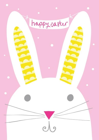 bunny rabbit Easter Card 1712 created by Jessica Hogarth