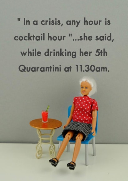 Funny alcohol themed card 1000 created by Bold & Bright Cards