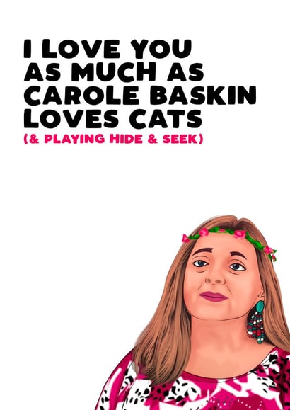 Carole baskin Card 30558 created by Filthy Sentiments