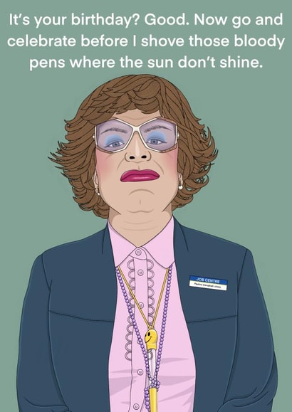 Pauline Birthday Birthday Card 15793 created by Lizzy B Draws.