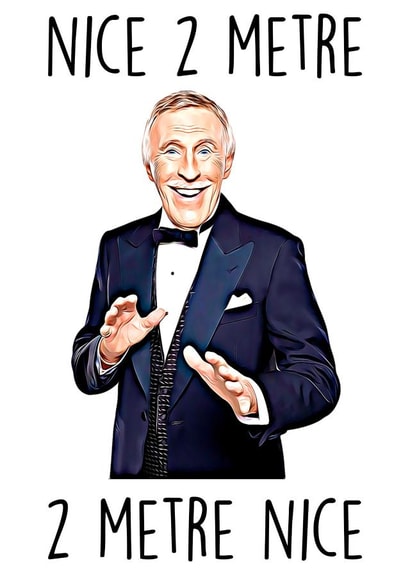 social distancing quarantine Birthday Card 41487 created by Prickly Cards